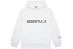 Fear of God Essentials Pull-Over Hoodie Applique Logo – White